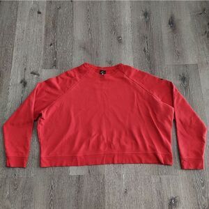 Nike Red Cropped Sweatshirt 2X